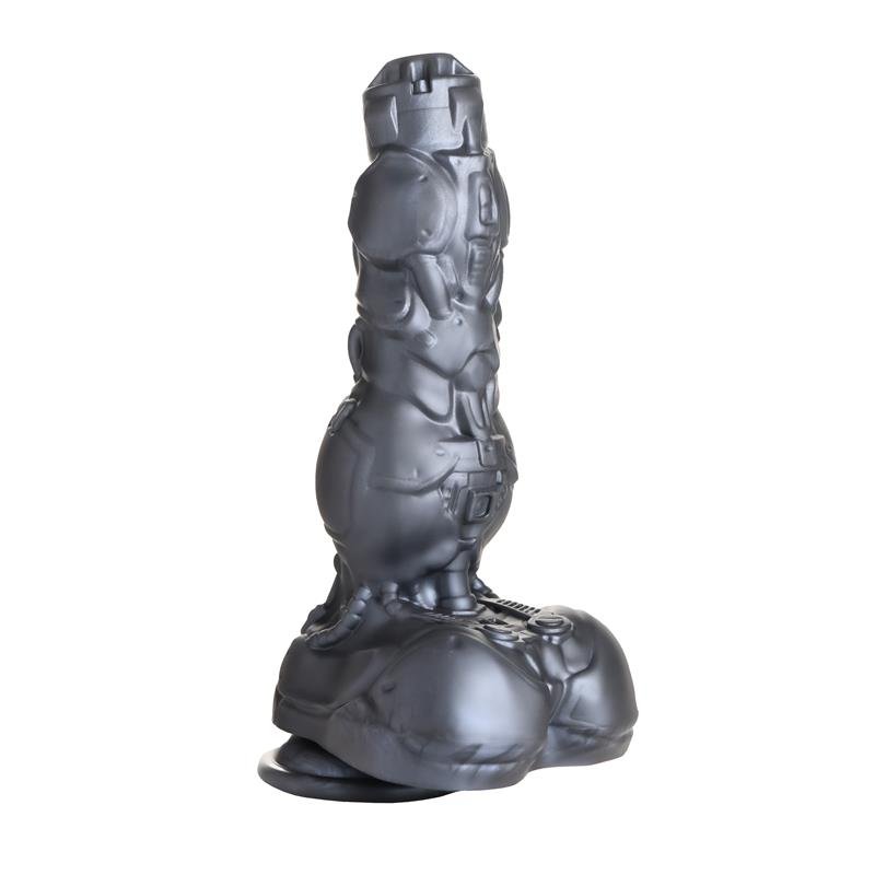 Cyborg Cock Dildo Metal con Thrusting y Vibraci?n - Imagen 2
