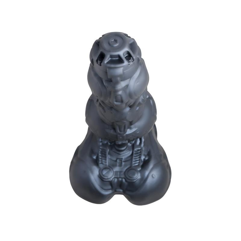 Cyborg Cock Dildo Metal con Thrusting y Vibraci?n - Imagen 8