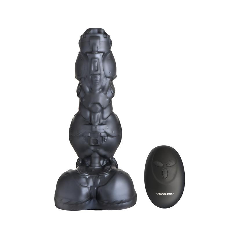 Cyborg Cock Dildo Metal con Thrusting y Vibraci?n