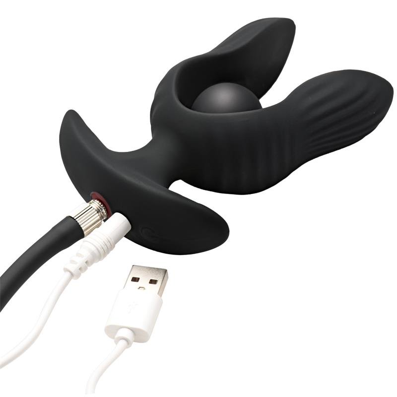 Dark Pearl Plug Anal con Inflado y Vibraci?n con Control Remoto - Imagen 13