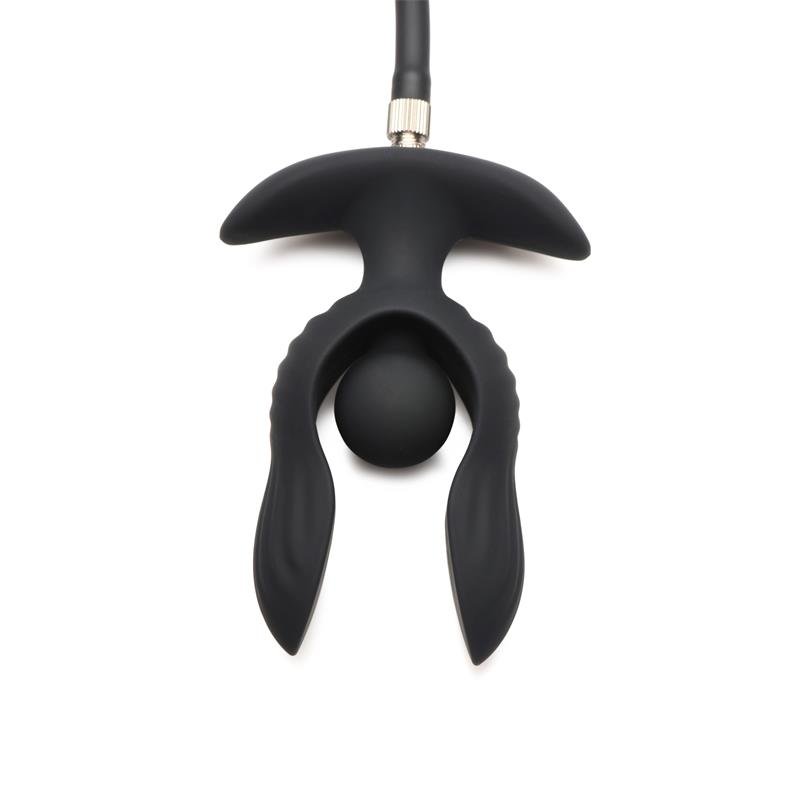 Dark Pearl Plug Anal con Inflado y Vibraci?n con Control Remoto - Imagen 9