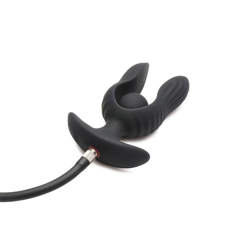 Dark Pearl Plug Anal con Inflado y Vibraci?n con Control Remoto - Imagen 10