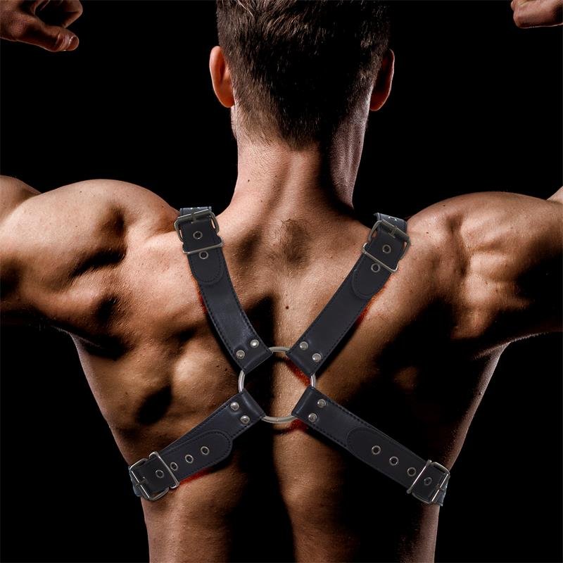 Darom Arn?s Masculino para Bondage Cuero Vegano - Imagen 3