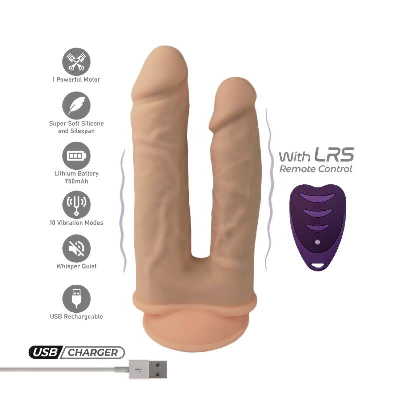 Dildo Doble Penetraci?n 2 Motores Control Remoto - Imagen 5