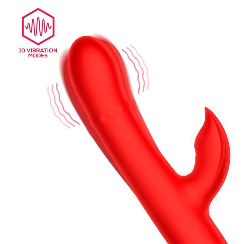 Divya Vibrador con Aro de Bolas Internas Up and Down y Pulsaci?n 3 Motores Independientes USB - Imagen 3