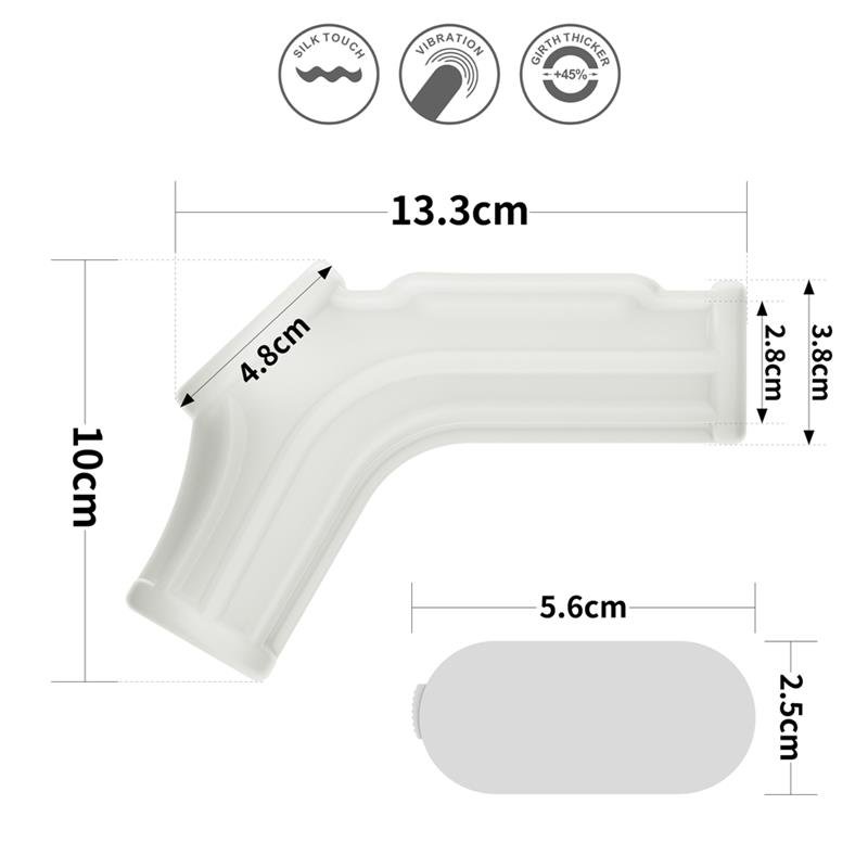 Funda el pene y test?culos con vibraci?n Ridge Knights - Imagen 8