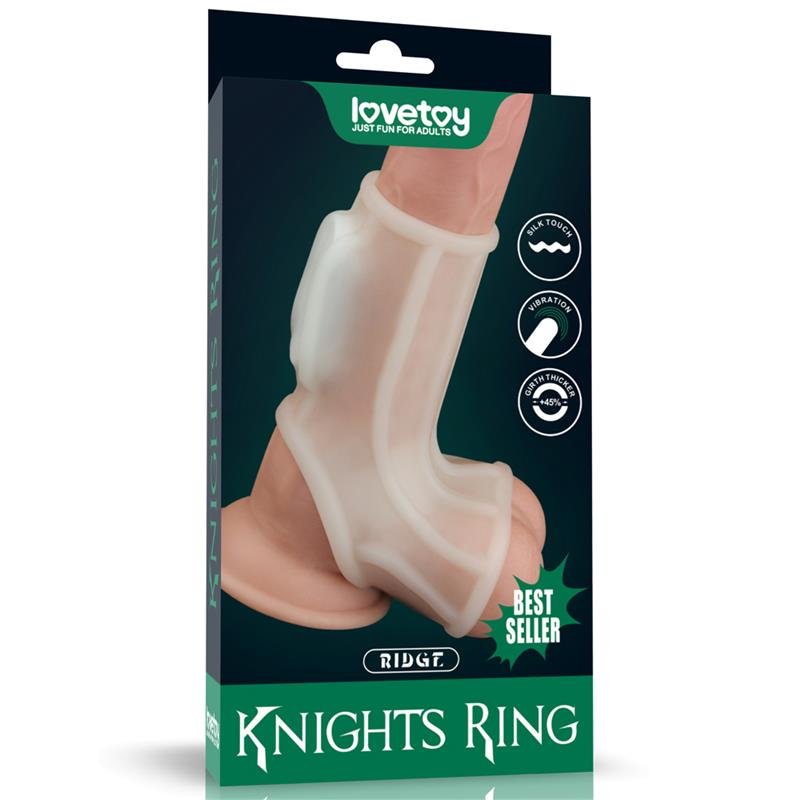 Funda el pene y test?culos con vibraci?n Ridge Knights