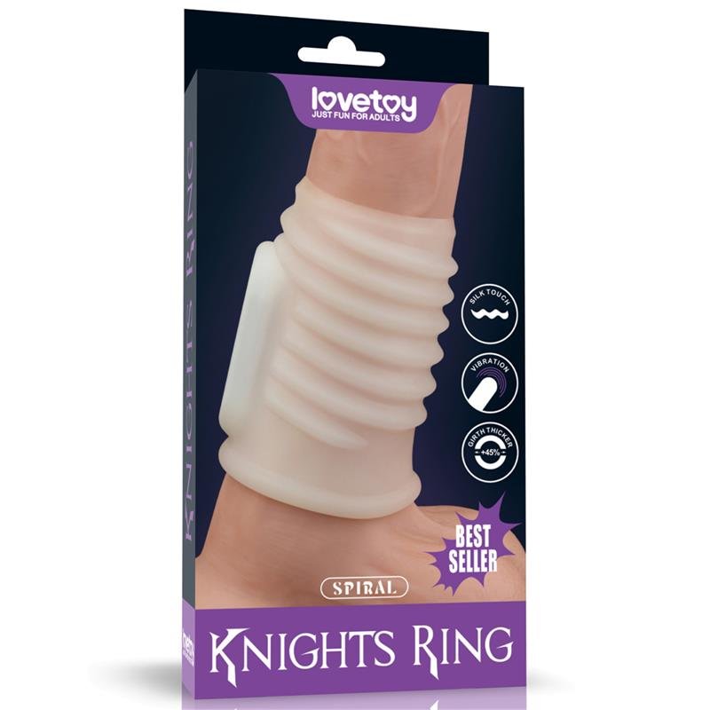 Funda para el Pene con Vibraci?n Spiral Knights
