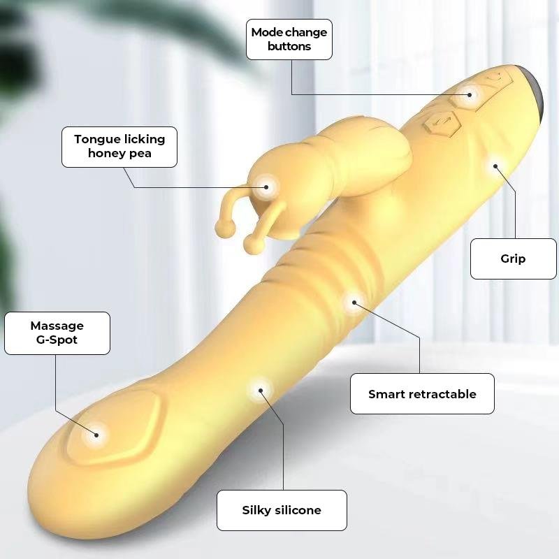 Honeybee Vibrador con Thrusting y Pulsaci?n - Imagen 11