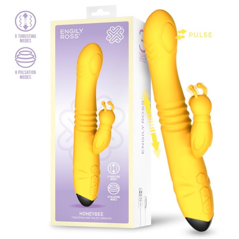 Honeybee Vibrador con Thrusting y Pulsaci?n
