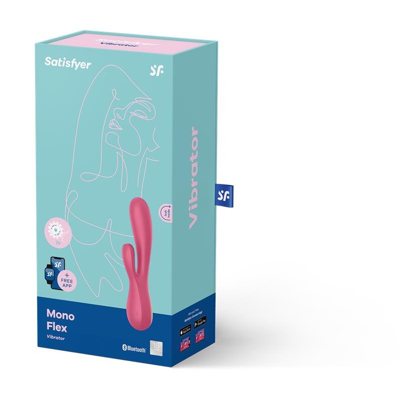 Mono Flex Vibrador con APP Rojo - Imagen 3