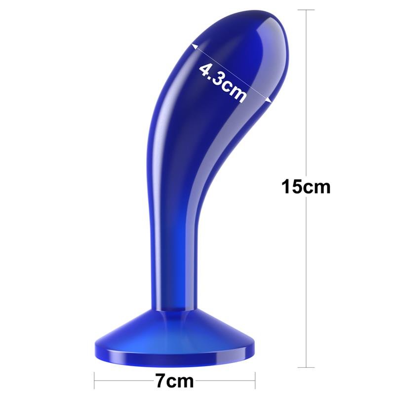 Plug Anal Flawless Azul Transparente 6 - Imagen 6