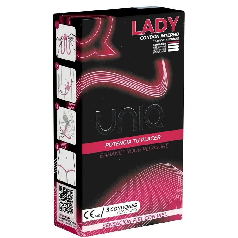 Preservativos Femeninos sin L?tex 3 Unidades Lady Female