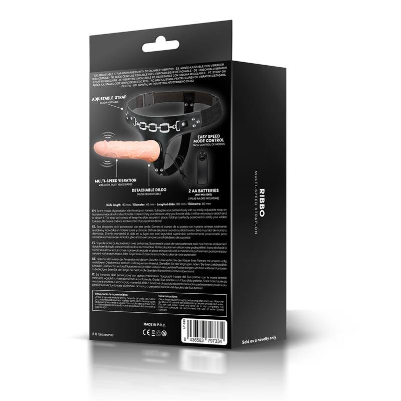 Ribbo Arn?s con Dildo Realista con Vibraci?n y Control Remoto - Imagen 7
