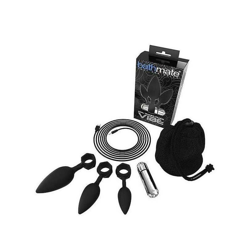Set de 4 Plugs Entrenamiento Anal con Vibraci?n
